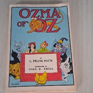 Vintage 1907 Ozma of Oz Book by L. Frank Baum Children's Book